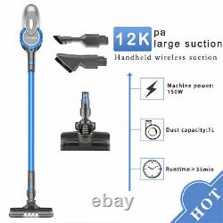 12000Pa/9000Pa Cordless Stick Upright Wet & Dry Handheld Home/Car Vacuum Cleaner