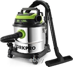 1200W 20L Wet and Dry Vacuum Cleaner Powerful Industrial Dust Extractor with HEPA