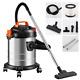 2000w Vacuum Cleaner Wet And Dry Bagless 20l Cylinder Powerful Compact Cleaning