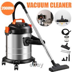 3 In1 Vacuum Cleaner Wet and Dry Bagless 1600W 20L Cylinder Powerful Compact UK