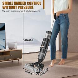 3-in-1 Cordless Vacuum Cleaner Wet Dry Mop Scrubber For All Floor Carpet Home UK