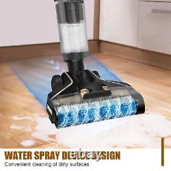 3-in-1 Cordless Vacuum Cleaner Wet Dry Mop Scrubber For All Floor Carpet Home UK