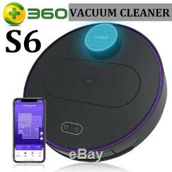 360 S6 Robotic Vacuum Cleaner Automatic APP LDS Remote Dry Wet Cleaning 1800P