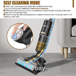 4500W Cordless Hoover Upright Vacuum Cleaner Steam Wet Dry Bagless Floor Cleaner