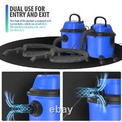 5000W Wet and Dry Vacuum Vac Cleaner Industrial 15L 3 in 1 Portable Blower UK