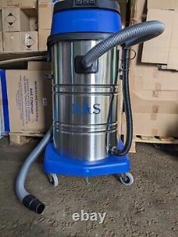 80L Industrial Wet and Dry Vacuum Cleaner 3600W With Socket Car Wash Commercial