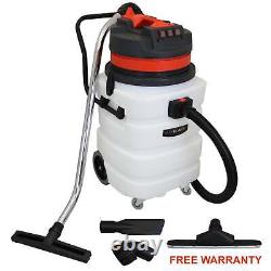 90L 3000W Industrial Vacuum Cleaner Wet Dry Floor Track Nozzle Commercial Clean