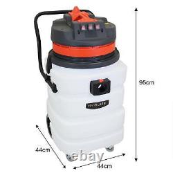 90L 3000W Industrial Vacuum Cleaner Wet Dry Floor Track Nozzle Commercial Clean