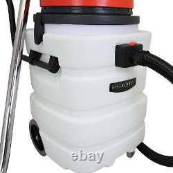 90L Industrial Vacuum Cleaner Wet Dry Floor Track Nozzle Commercial Clean 3000W