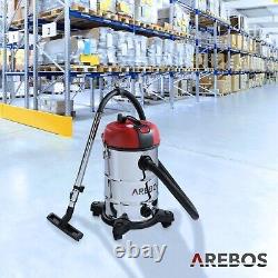 AREBOS Industrial Vacuum Cleaner 4IN1 Industrial Vacuum Cleaner Wet Dry 30L