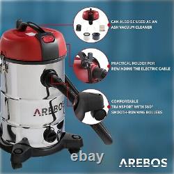 AREBOS Industrial Vacuum Cleaner 4IN1 Industrial Vacuum Cleaner Wet Dry 30L