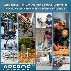 AREBOS Industrial Vacuum Cleaner 4IN1 Industrial Vacuum Cleaner Wet Dry 30L