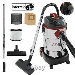 AREBOS Industrial Vacuum Cleaner 5IN1 1600W Vacuum Cleaner Wet Dry 30L Red