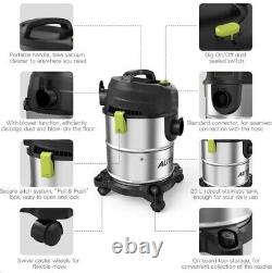 AUTLEAD Wet and Dry Vacuum Cleaner, 1000W 20L Vacuum Cleaner with Silencer