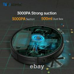 Automatic Robot Vacuum Dry Wet Mopping Robotic Cleaner 3000Pa App Map Navigation