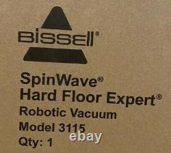 BISSELL SpinWave Hard Floor Expert Wet and Dry Robot Vacuum WiFi Connected