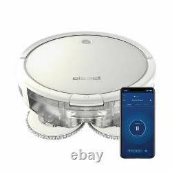 BISSELL SpinWave Wet and Dry Robotic Mop Vacuum Lower Noise Pearl White #2859