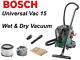 Bosch Universalvac 15 Wet & Dry Vacuum 15l 1000w Universal Vac 15