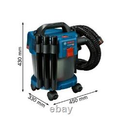 Bosch cordless wet and dry vacuum cleaner GAS 18V-10 L with accessories NEW