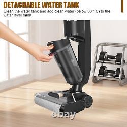Cordless Hard Floor Cleaner Mop and Lightweight Upright Wet/Dry Vacuum Washer