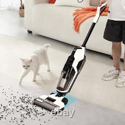 Cordless Wet Dry Vacuum Floor Cleaner And Mop Great For Sticky Messes + Pet Hair