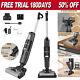 Cordless Wet And Dry Vacuum Cleaner Upright Floor Carpet Scrubber Self Cleaning