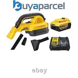 DeWalt DCV517N XR Handheld 18v Wet Dry Cordless Vacuum + 4.0ah Battery, Charger