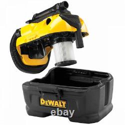 DeWalt DCV584 18V/54V XR 7 Litre L-Class Wet & Dry Vacuum Cleaner With 2 x 5.0Ah