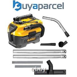 DeWalt DCV584L Flexvolt XR 14.4V 18v Wet Dry Cordless Corded Vacuum + Hose Kit