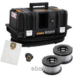 Dewalt DCV586MN XR Flexvolt M-Class Dust Extractor Wet Dry Vacuum + Filters +Fob