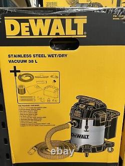 Dewalt Stainless Steel WetDry Vacuum 38 L