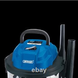 Draper 90107 230V 1250W 15L Wet and Dry Vacuum Cleaner