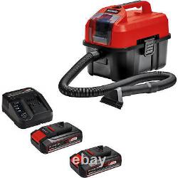 Einhell TE-VC 18/10 Li 18v Cordless Mini Wet and Dry Vacuum Cleaner 10L 2 x 2.5a