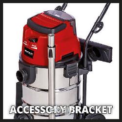 Einhell TE-VC 36/30 Li S 36v Cordless Stainless Steel Wet and Dry Vacuum Cleaner