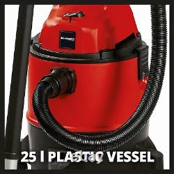 Einhell Wet and Dry Vacuum Cleaner TC-VC 1825 With 25L Impact Resistant Body