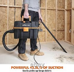 Evolution Power Tools R15VAC Vacuum Cleaner Wet and Dry Vac, Portable and Lightw