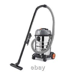 GEEPAS 1400W Vacuum Cleaner Wet and Dry Bagless 30L Cylinder Powerful Cleaning