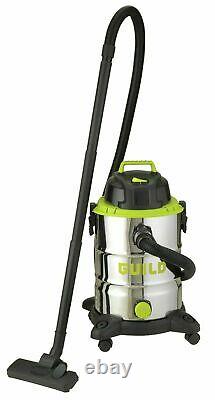 Guild 30L Steel Drum Wet & Dry Canister Vacuum Cleaner 1500W