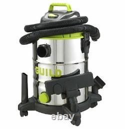 Guild 30L Steel Drum Wet & Dry Canister Vacuum Cleaner 1500W