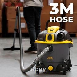 Heavy Duty 35L Wet&Dry Vacuum Cleaner Hoover 1200W With Power Take-Off Socket