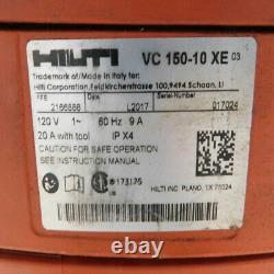 Hilti VC 150-10 XE Wet/Dry 10 Gallon Universal Industrial Vacuum Cleaner 120V