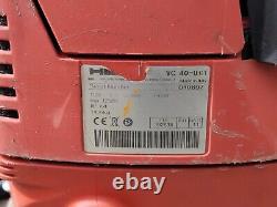 Hilti VC40 U 110v Wet & Dry Vacuum Dust Extractor Vac + hose hoover