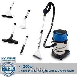 Hyundai 1200W 2-in-1 Wet & Dry Vacuum and Upholstery Cleaner / Carpet Cleaner