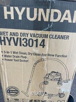 Hyundai HYVI3014 1400W 3 IN 1 Wet & Dry Electric Vacuum Cleaner Silver