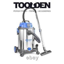 Hyundai HYVI3014 30L Wet/Dry Industrial Vacuum 1400W 230V