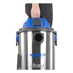 Hyundai HYVI3014 30L Wet/Dry Industrial Vacuum 1400W 230V