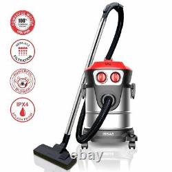 INALSA Powerful Vacuum Cleaner Wet and Dry Micro WD21-1600W Blowing (Red/Black)