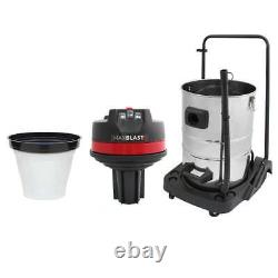 Industrial Stainless Steel 80L 3000W Wet/Dry Vac Vacuum Cleaner Extra Powerful