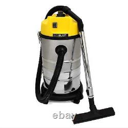 Industrial Stainless Steel Wet & Dry Vacuum Cleaner 30L Hoover Extra Powerful