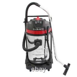 Industrial Vacuum Cleaner 80L Wet & Dry 3000W Hoover, Stainless Steel Commercial